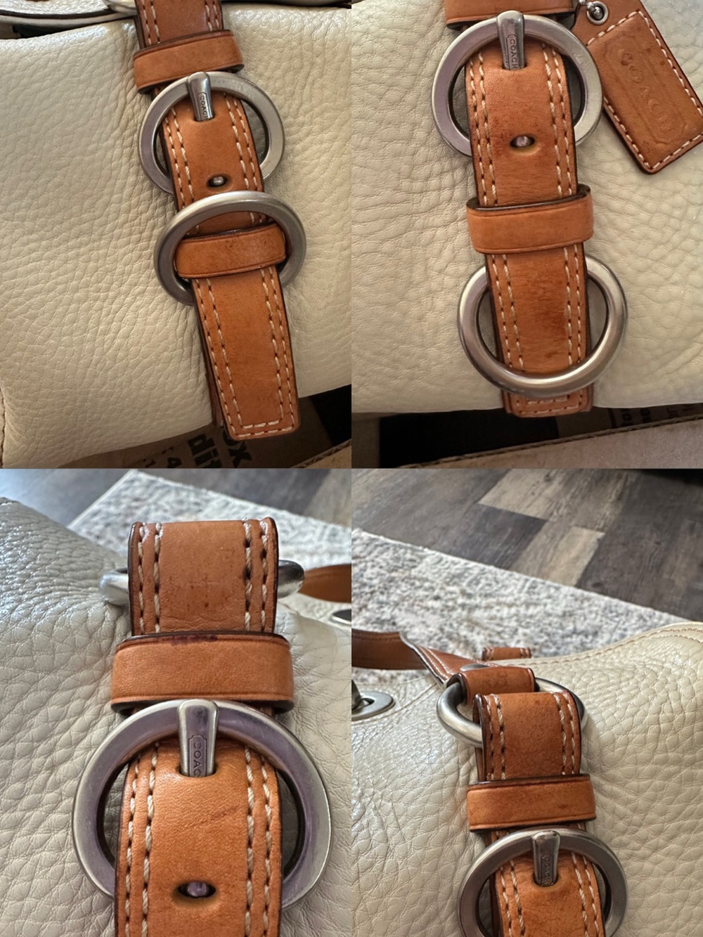 Vintage Coach Chelsea Pebbled Leather satchel bag - Picture 12 of 16